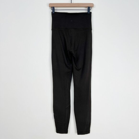 Lululemon Wunder Under Lounge Super High Rise Tights Leggings Pants Fleece Lined - Picture 11 of 13